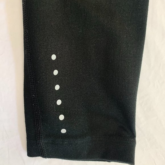 Nike Running Leggings Zipper Key Pocket Yoga Waistband Drawstring Women’s Size S - Picture 3 of 16